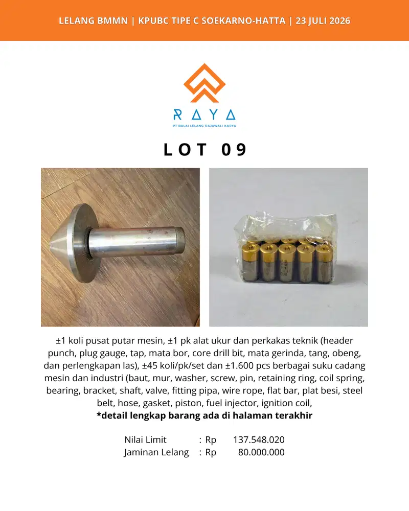 SPAREPART HEADER PUNCH, SPRING, SCREW, RING, NUT, SAMBUNGAN PIPA DLL