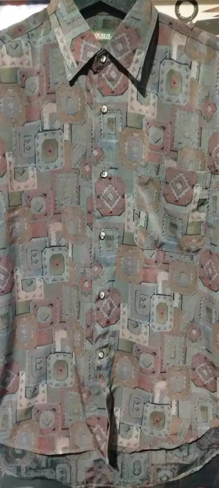 Kemeja Vintage Kemeja Corak Kemeja Pattern