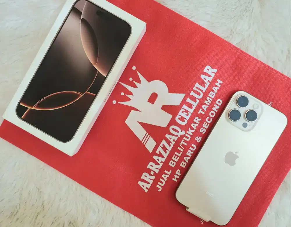 IPHONE 16 PROMAX 256 GB RESMI IBOX
OPEN BOX SAJA BELUM DI PAKAI