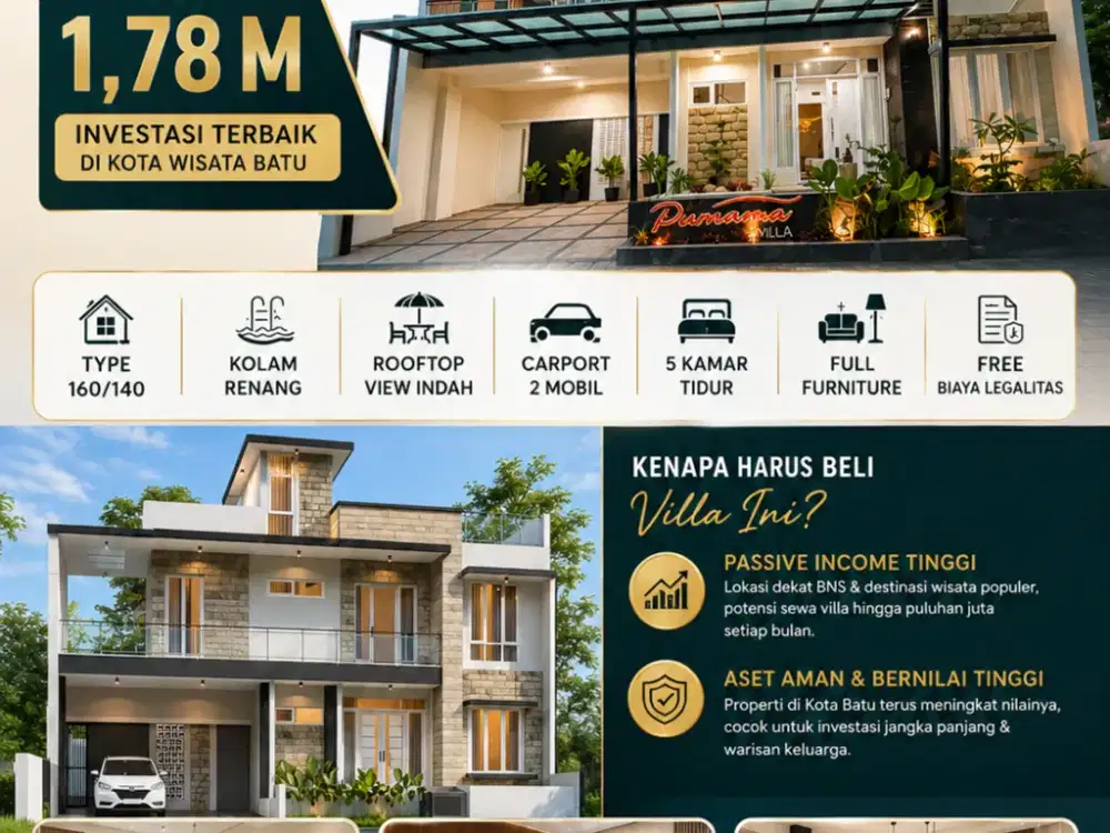 VILLA DEKAT BNS KOTA BATU
