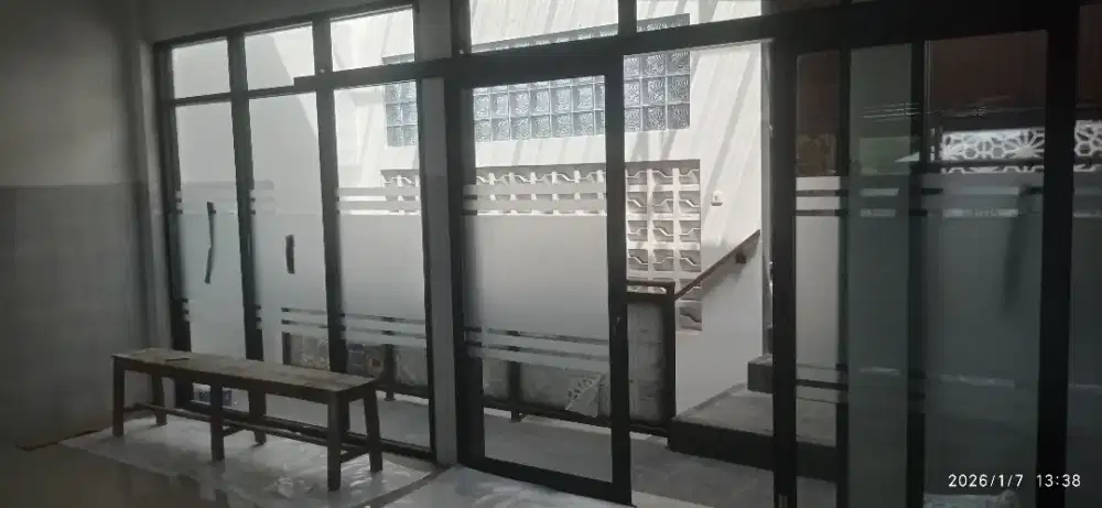 Sticker kaca sandblasting stiker buram es unt sekat ruangan kaca