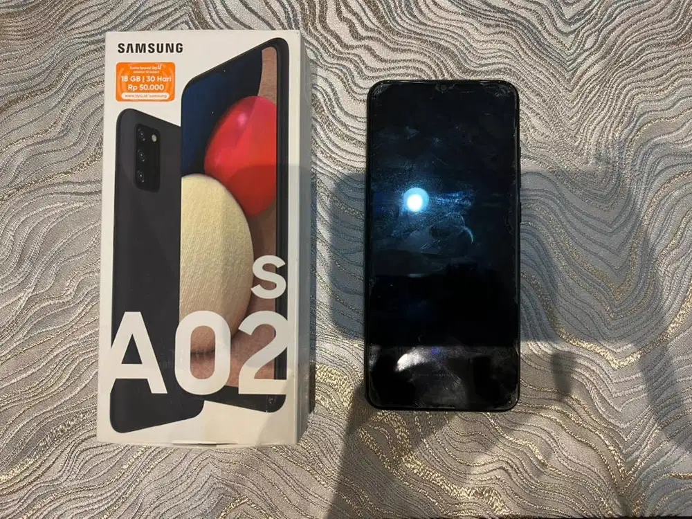 Samsung Galaxy A02s Mati Total + Box + Charger Original | Sparepart