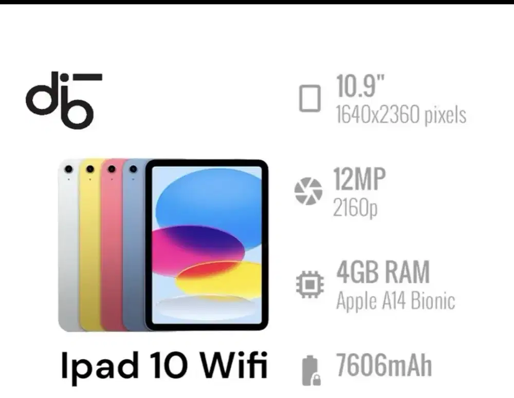 Kredit hp apa aja,syarat KTP,proses 30 menit,Ipad 10 256 gb wifi only