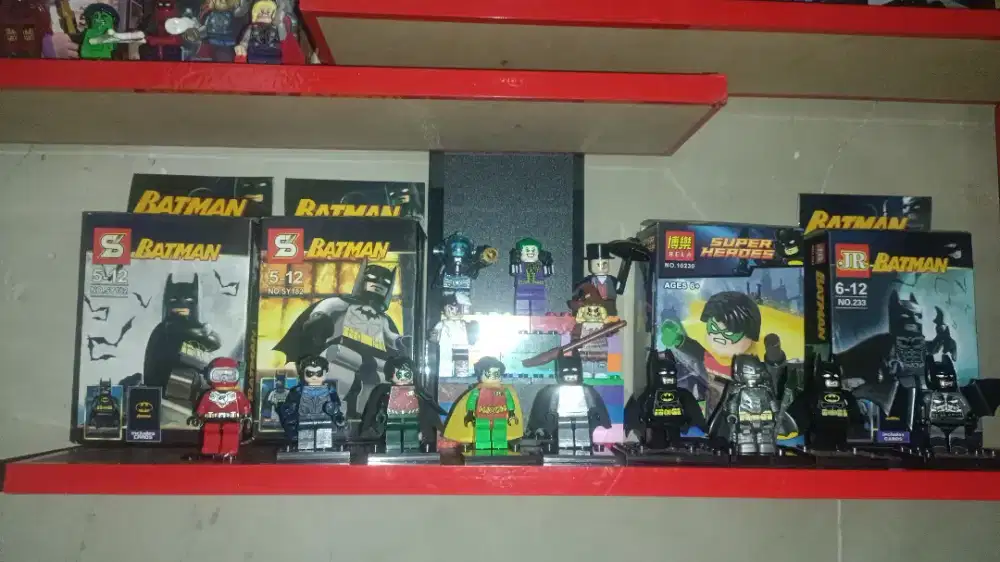 Lego batman, dc, marvel, anime