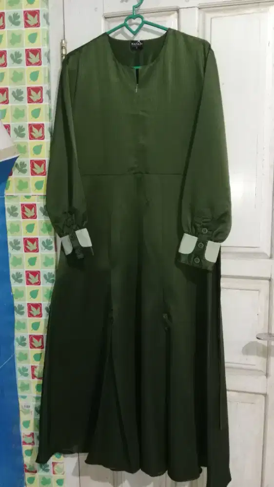 set gamis+khimar merk hai-hai