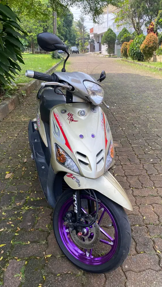 Jual mio sporty 2006 warna asli biru stnk bpkb faktur lengkap pajak ma