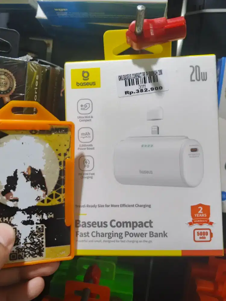 POWERBANK BASEUS LIGHTNING COMPACT 5000Mah 20Watt