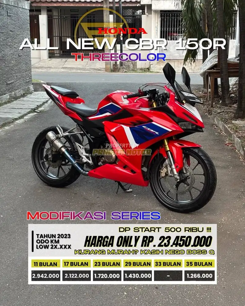HONDA ALL NEW CBR 150R THREECOLOR MODIFIKASI SERIES 2023