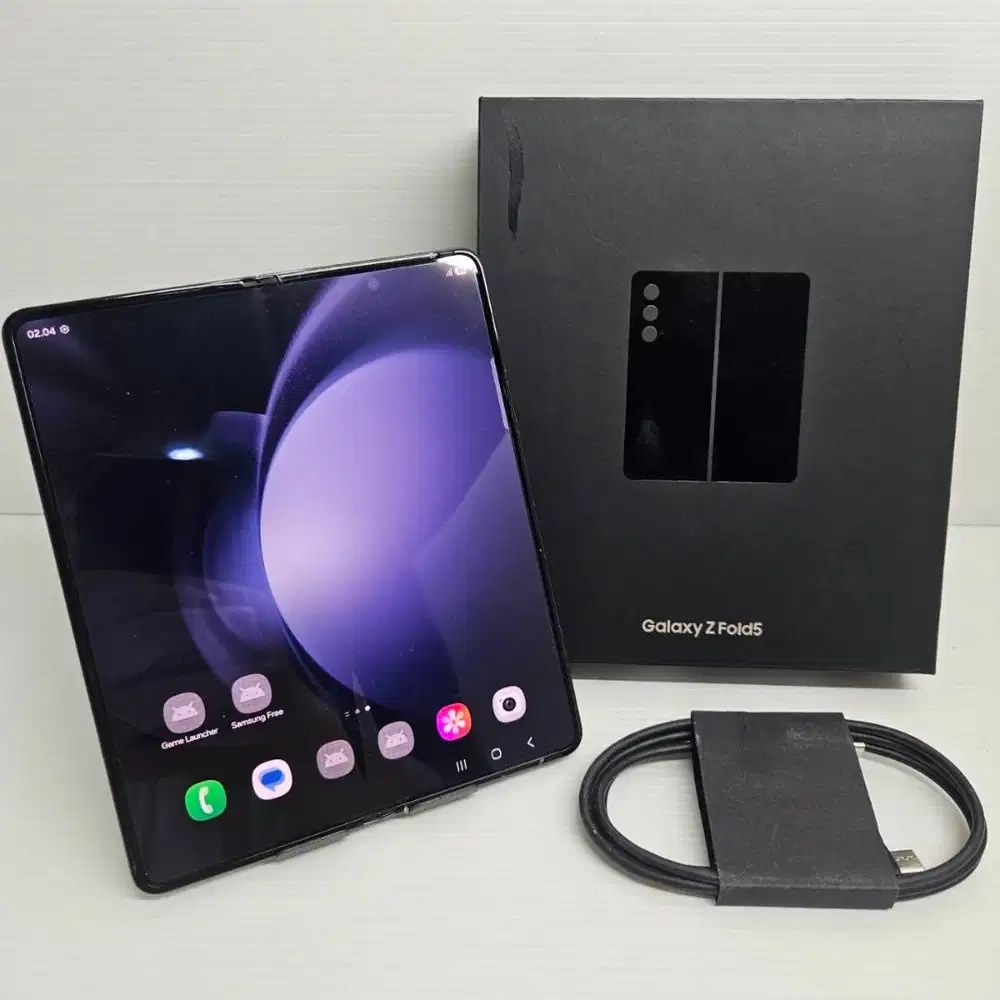 Samsung Galaxy Z Fold 5 Black 512GB Fullset No Minus Resmi Sein