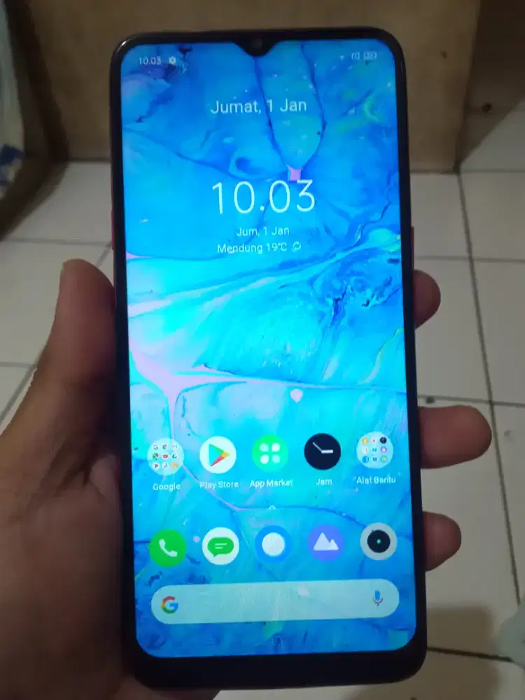 Realme C15 4G 4/64 layar 6.5 inchi mulus