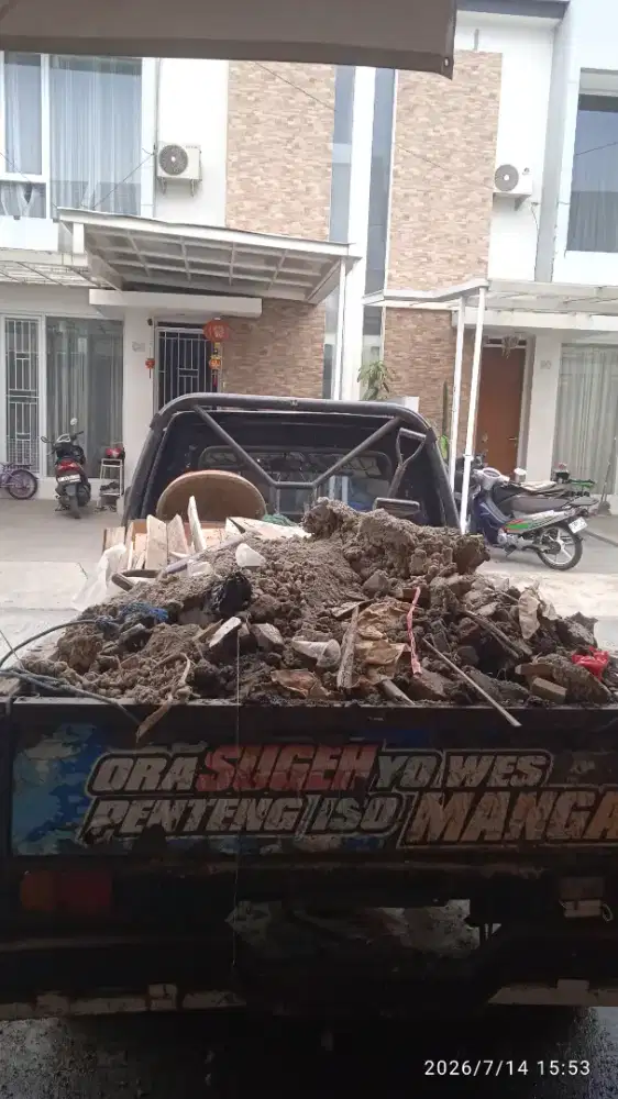 Jasa buang barangkal/puing