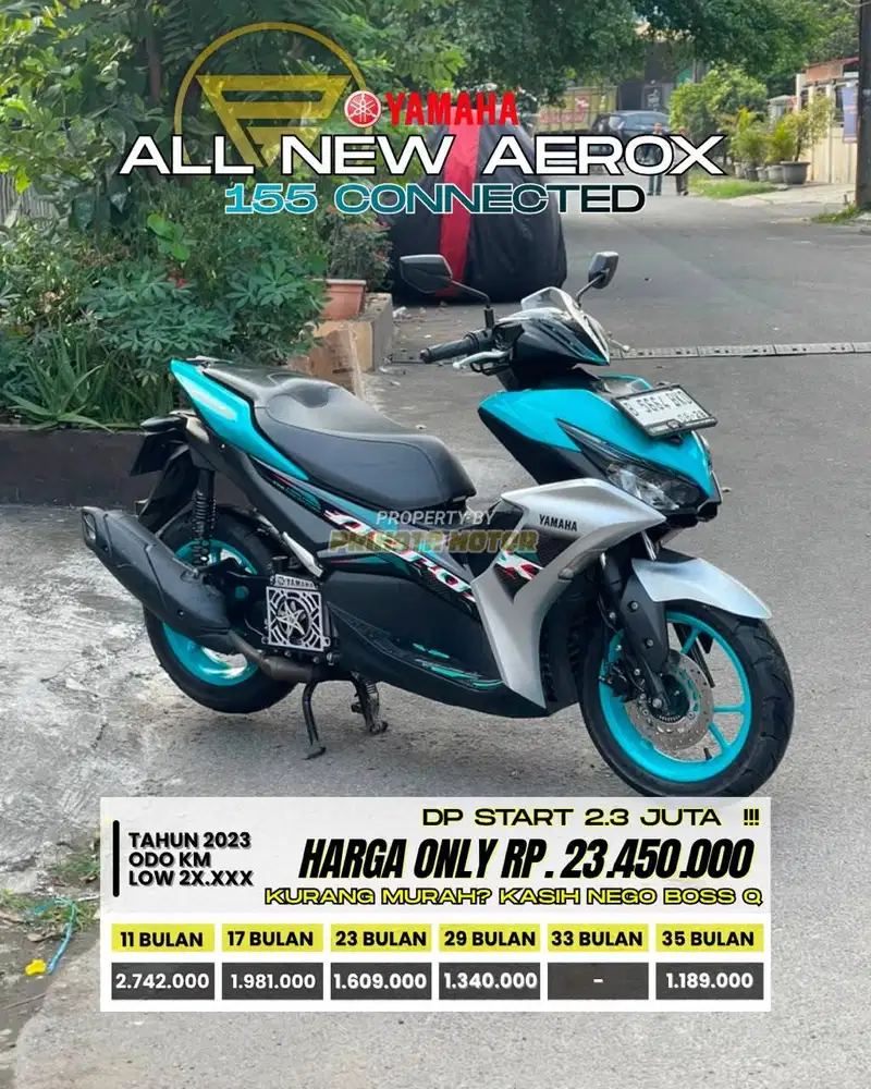 CREDIT DP MULAI 2.3 JUTA !!! YAMAHA AEROX 155 CONNECTED 2023