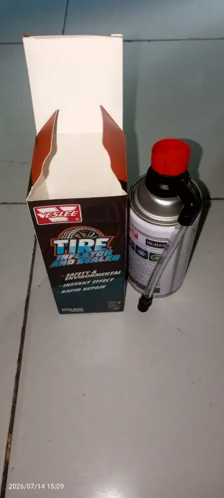 TIRE INFLATOR AND SEALER (merk,VESLEE)