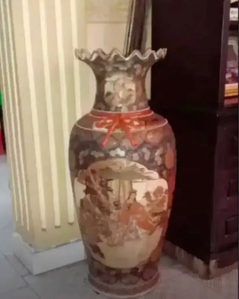 Guci gentong Antik kuno geisha tinggi 130cm