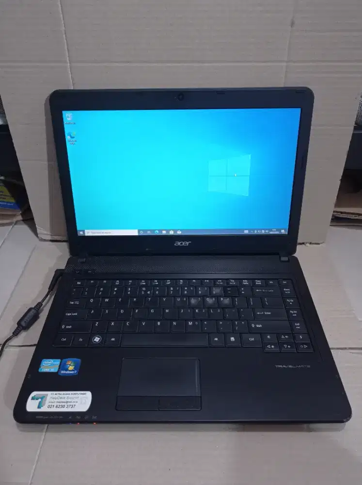 Dijual Laptop Acer Travelmate P243 Core i3-3110M Ram 8 GB HDD 320 GB