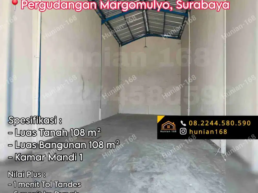 Sewa Gudang Pergudangan Margomulyo Sukomanunggal Surabaya Barat Permai Indah Suri Mulia Jaya Angtropolis 31 46 Kecil Buntaran Sentong