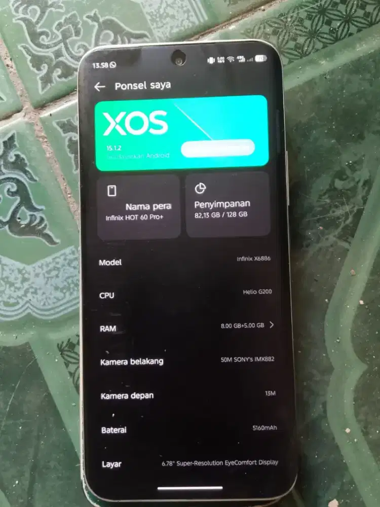 Infinix hot 60 pro plus 8+8/128