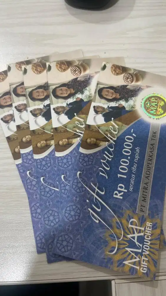 GIFT VOUCHER MAP Nominal Rp 100.000,-