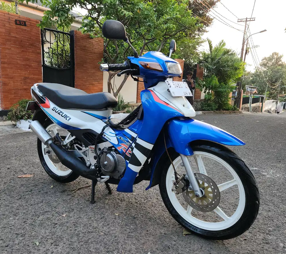 Istimewa simpanan! SUZUKI SATRIA 2 Tak 2002 Ru Lumba PJK ON 2tak hiu