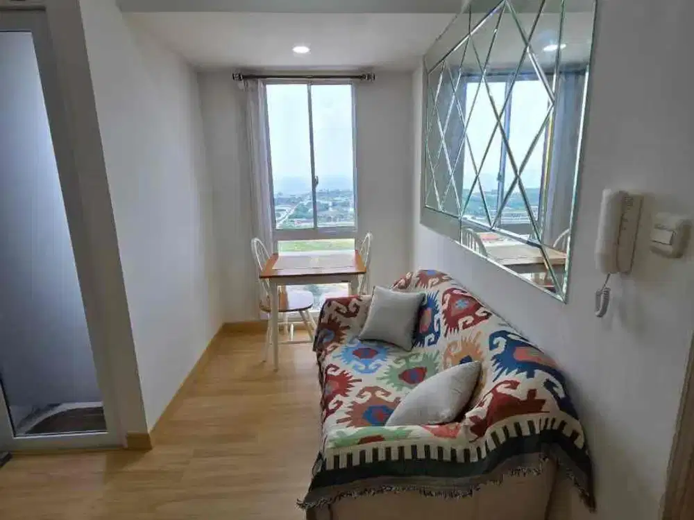 Ready Disewakan Apartemen 1 Bedroom Full Furnish View Laut di Tokyo Riverside Pik 2