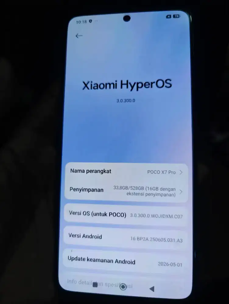 Poco X7 Pro Ram 12/512 Segel garansi murah TT