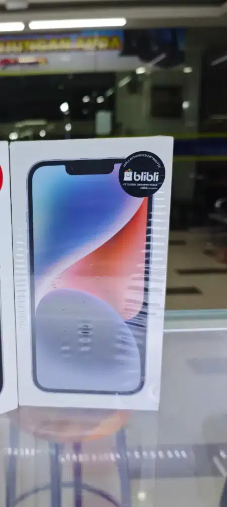 iPhone 14 blue biru BNIB garansi resmi tAm iBox gdn Blibli