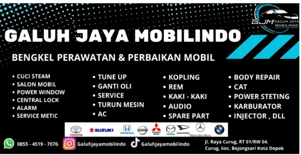 Bengkel mobil bergaransi 24jam