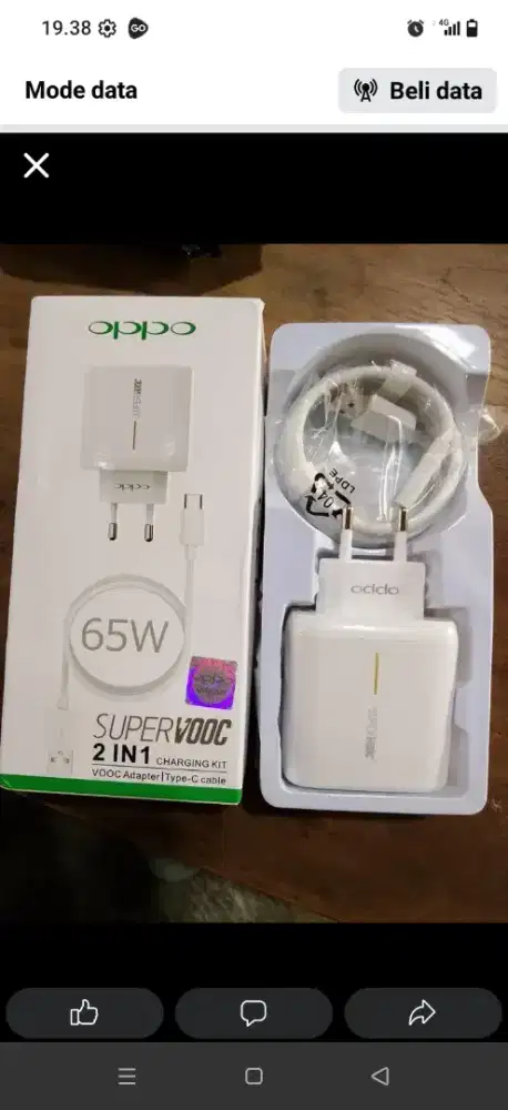Charger supervooc 65W