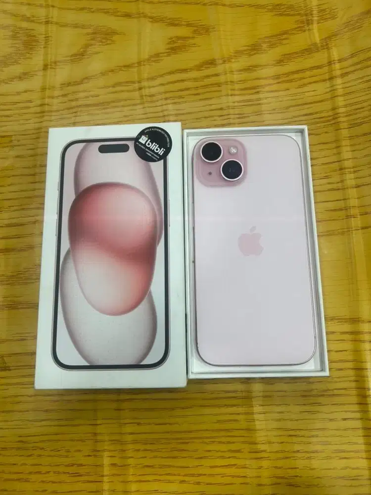 Iphone 15 Basic 128Gb Ibox Pink Garansi Sampai Oktober 2026 Fullset