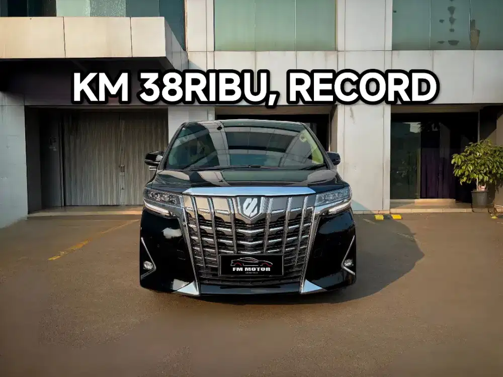 Toyota Alphard G ATPM 2019 AT 2.5, Km 38Ribu, Pajak Panjang (Vellfire)