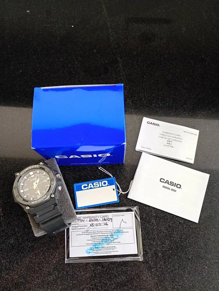 jam tangan casio illuminator original