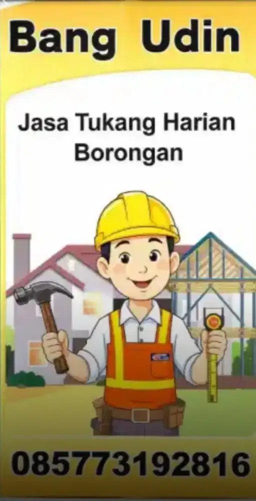 Terima jasa tukang bangunan harian atau borongan