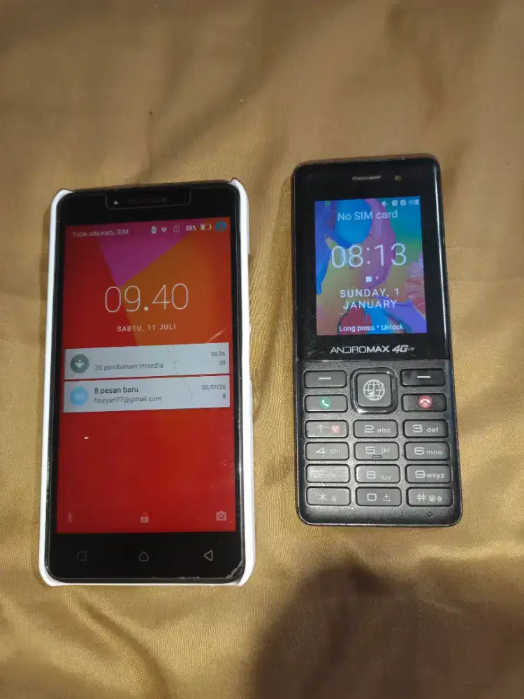 Di Jual HP ANDROID LENOVO 6600 RAM 2/16 + Andromax Prime 4G