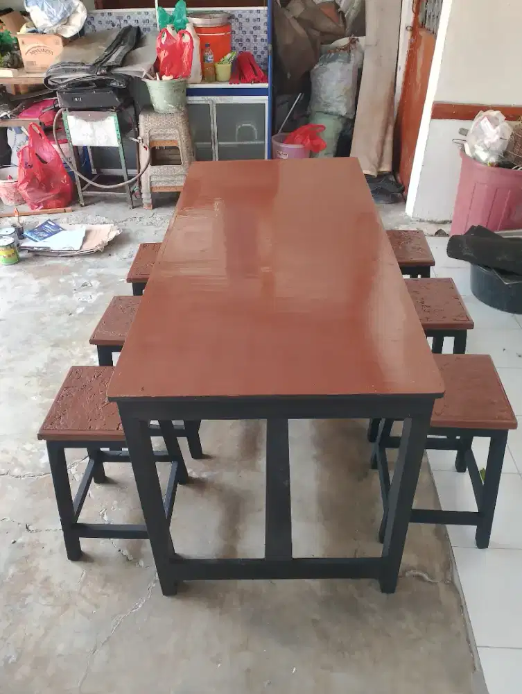 Dijual Gerobak dan meja set kursi