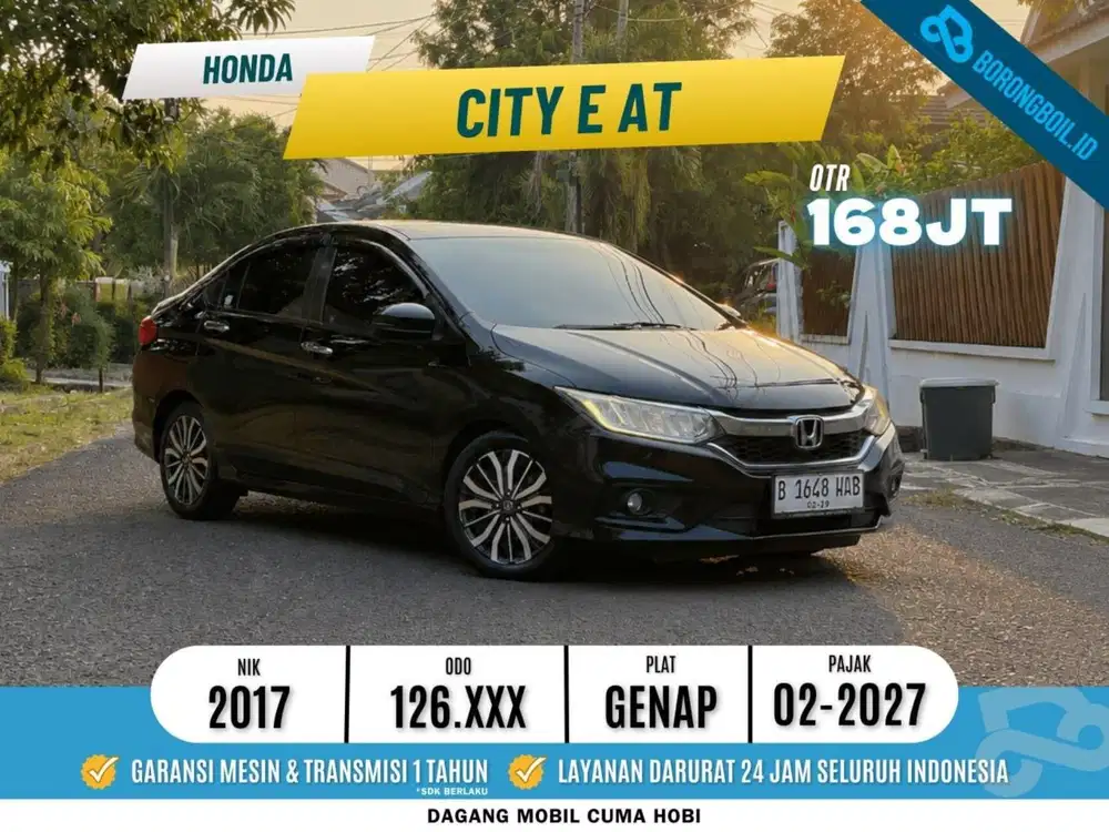Honda City E 2017 AT