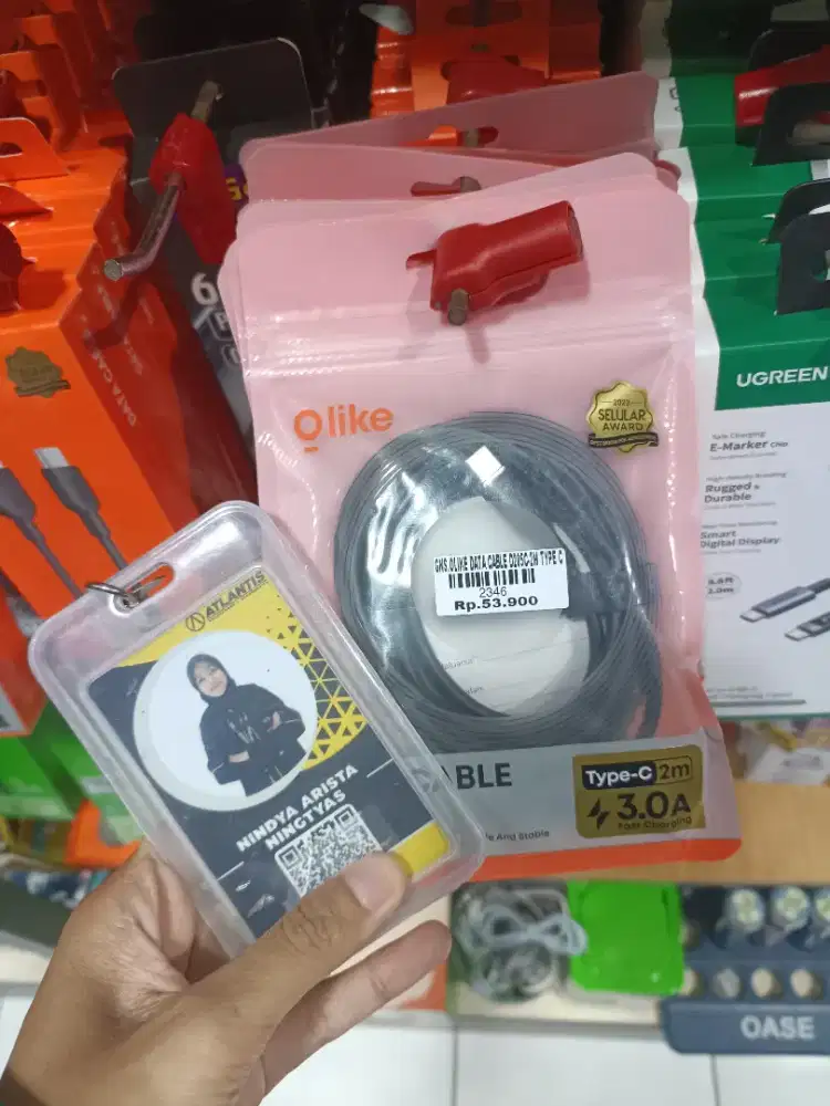 Kabel data olike type c ATLANTIS DAHSYAT