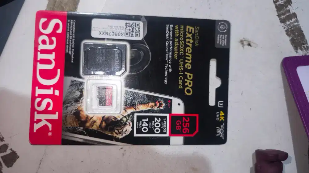SD CARD / KARTU MEMORI SANDISK EXTREME PRO 256GB