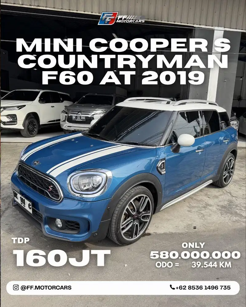 Mini Cooper S Countryman F60 AT 2019.