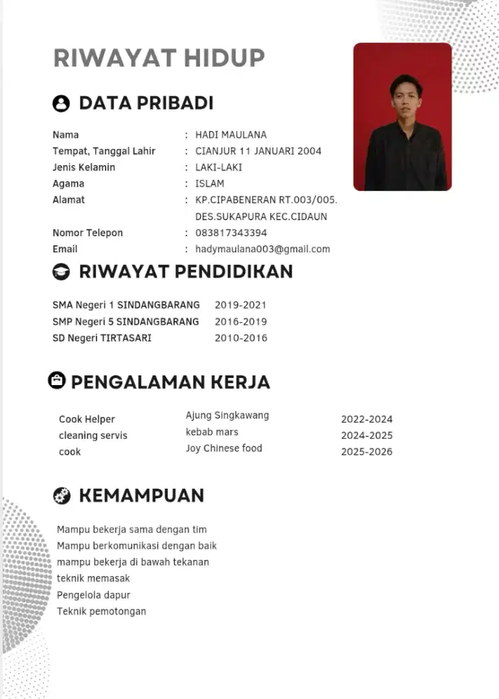Mencari pekerjaan