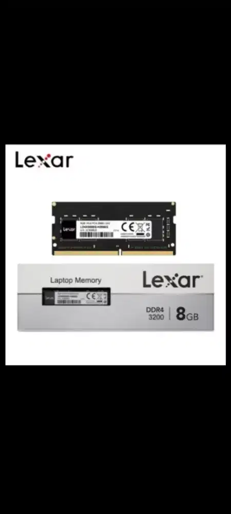 Memory Ram Sodimm Lexar Ddr4 8GB 3200 Mhz  PC25600  Laptop