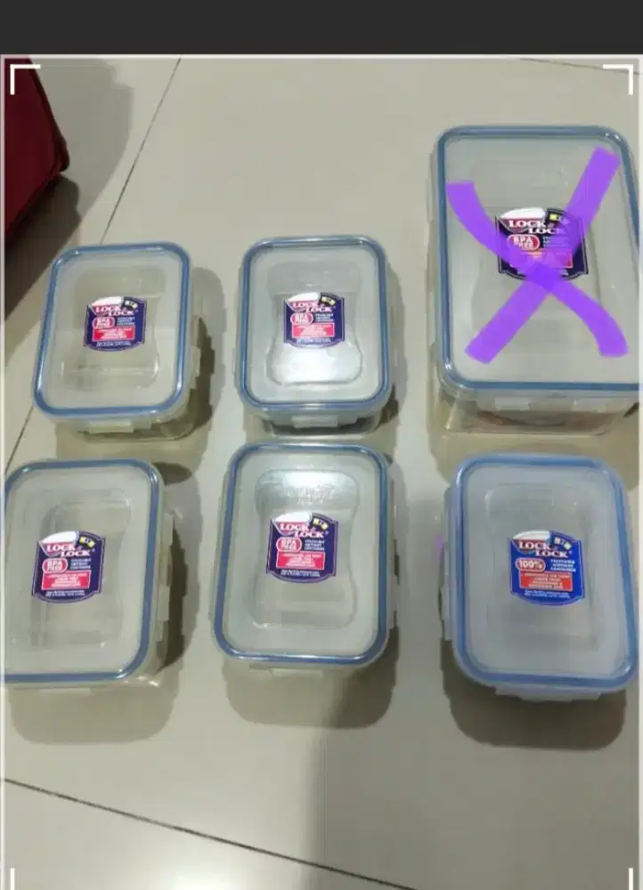 Lock & Lock Air Tight Container - Harga Satuan
