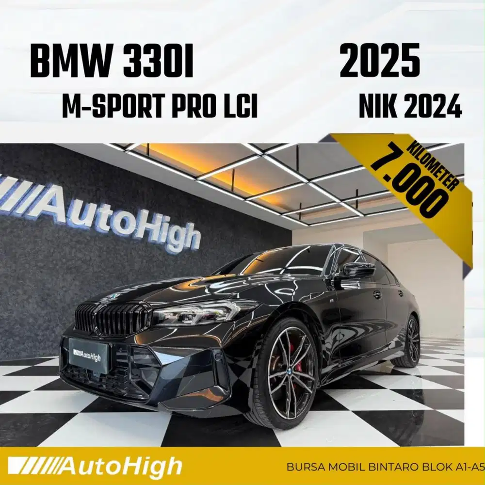 DP10% [Km7.000] 330i M-Sport 2024 Black Reg 2023 #AUTOHIGH