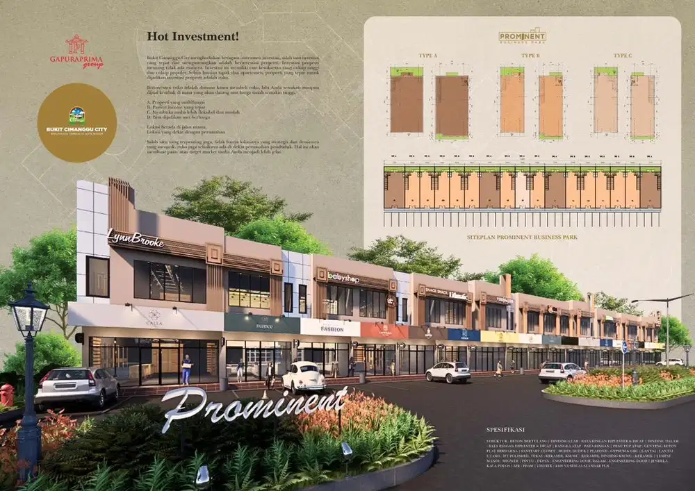 Ruko Baru 2lt tahap ke 5Harga Perdana di Bukit Cimanggu City