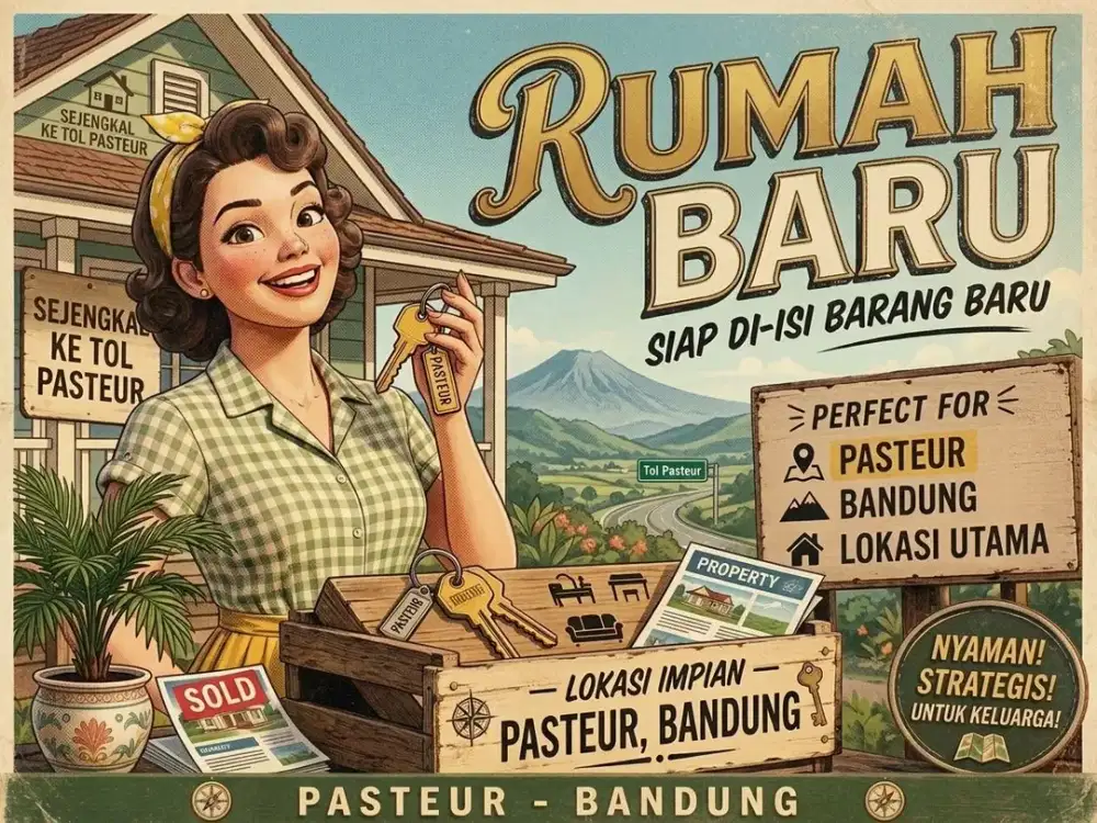 JUAL RUMAH DI PASTEUR, SUKARAJA, GUNUNG BATU, BANDUNG KOTA.