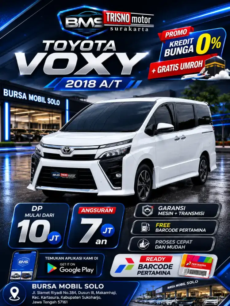 ( Dp 10 Jt) TOYOTA VOXY 2018 AT