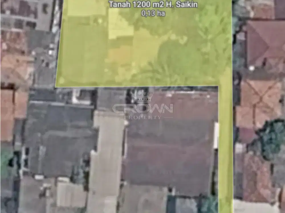 Tanah 1200 m2 di Pondok Pinang Dekat MRT Lebak Bulus