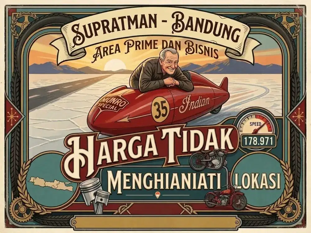JUAL RUMAH DI JL. SUPRATMAN, DAGO, CIHAPIT, BANDUNG KOTA.