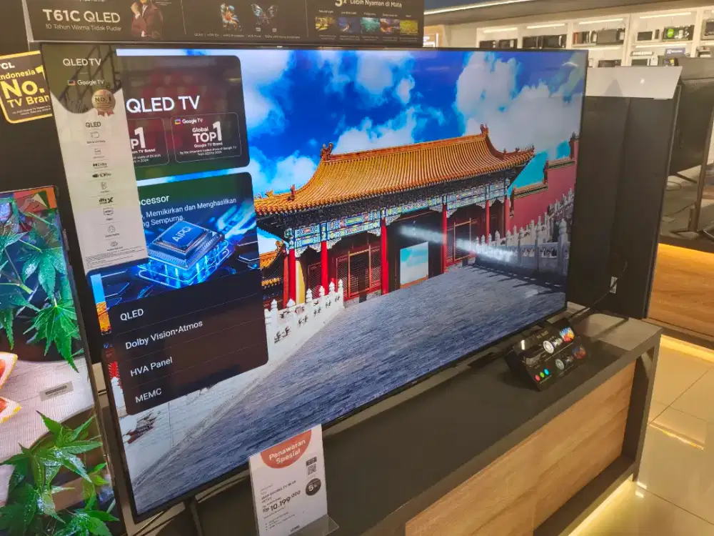 Tcl 65 65T61C QLed google tv