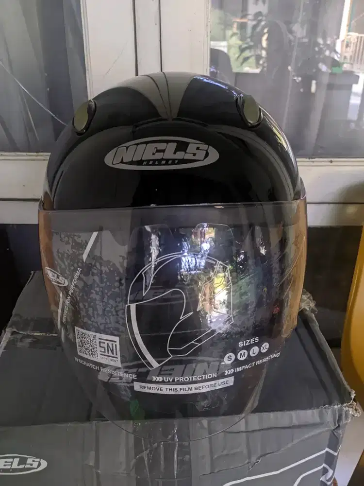 Helm half face Niels