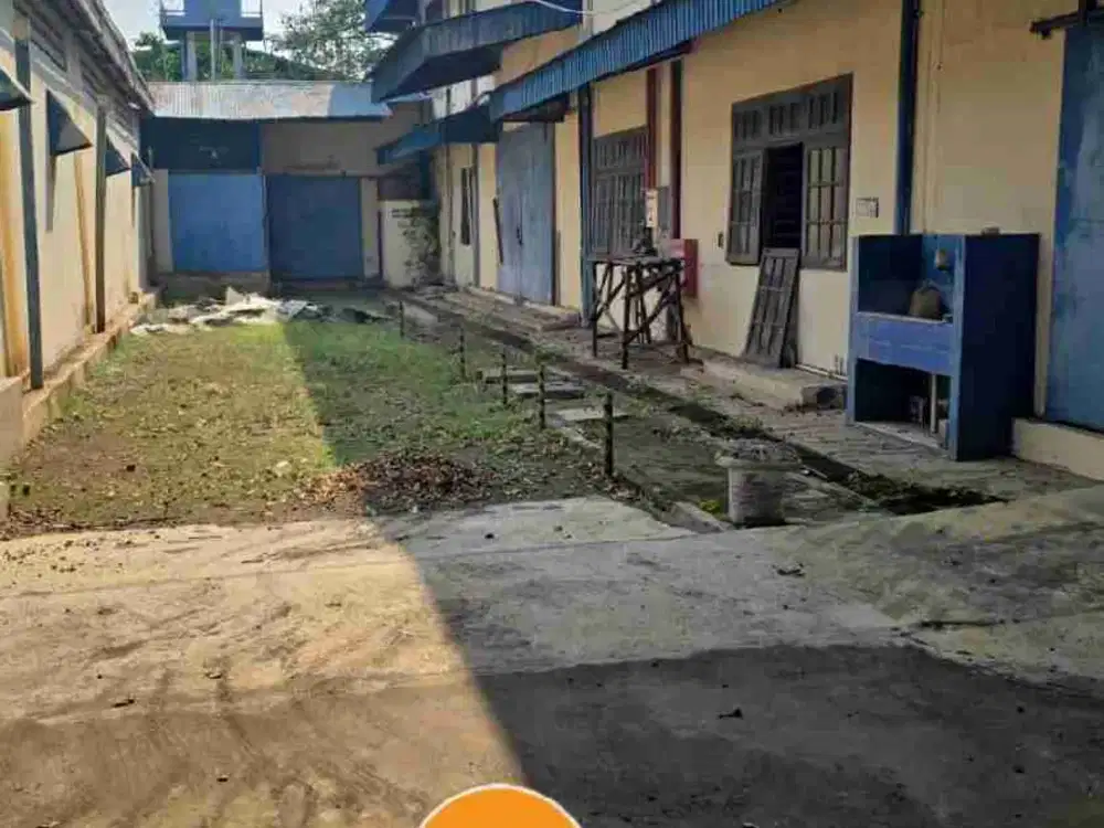 Gudang Ex Parbrik Garment, Dijual Hitung Tanah